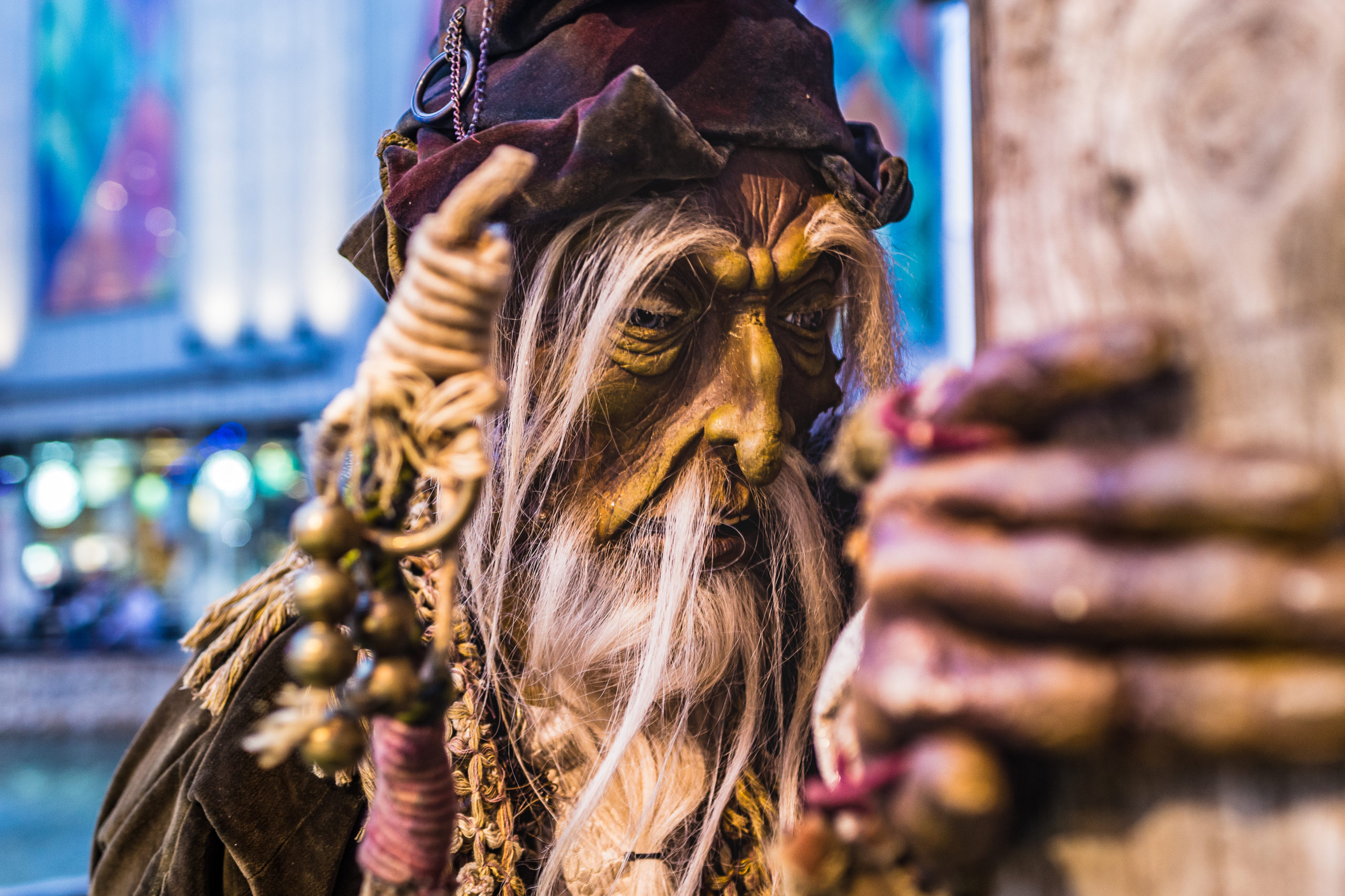 Personajes Halloween en Puerto Venecia